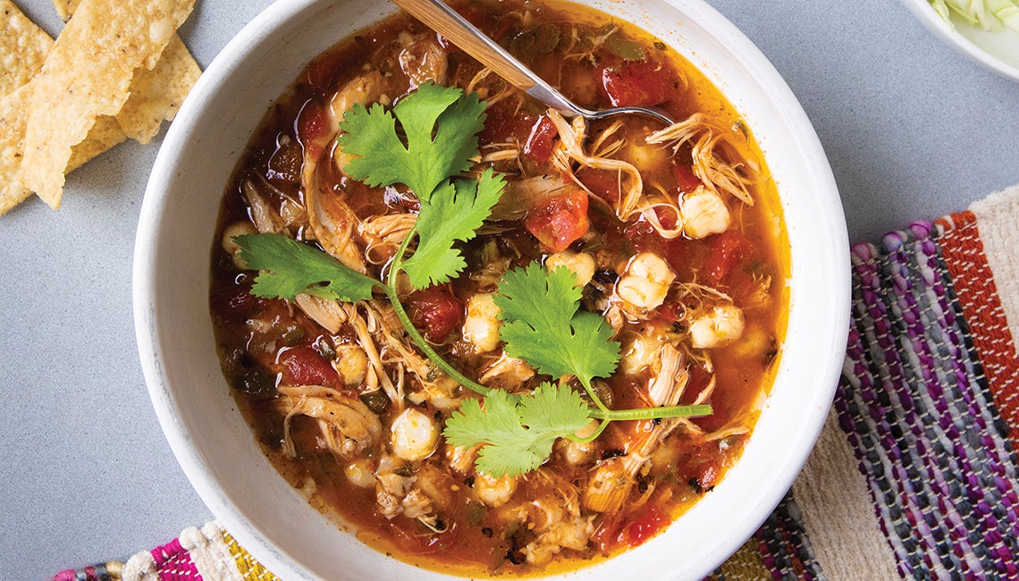 Chicken and Poblano Pozole