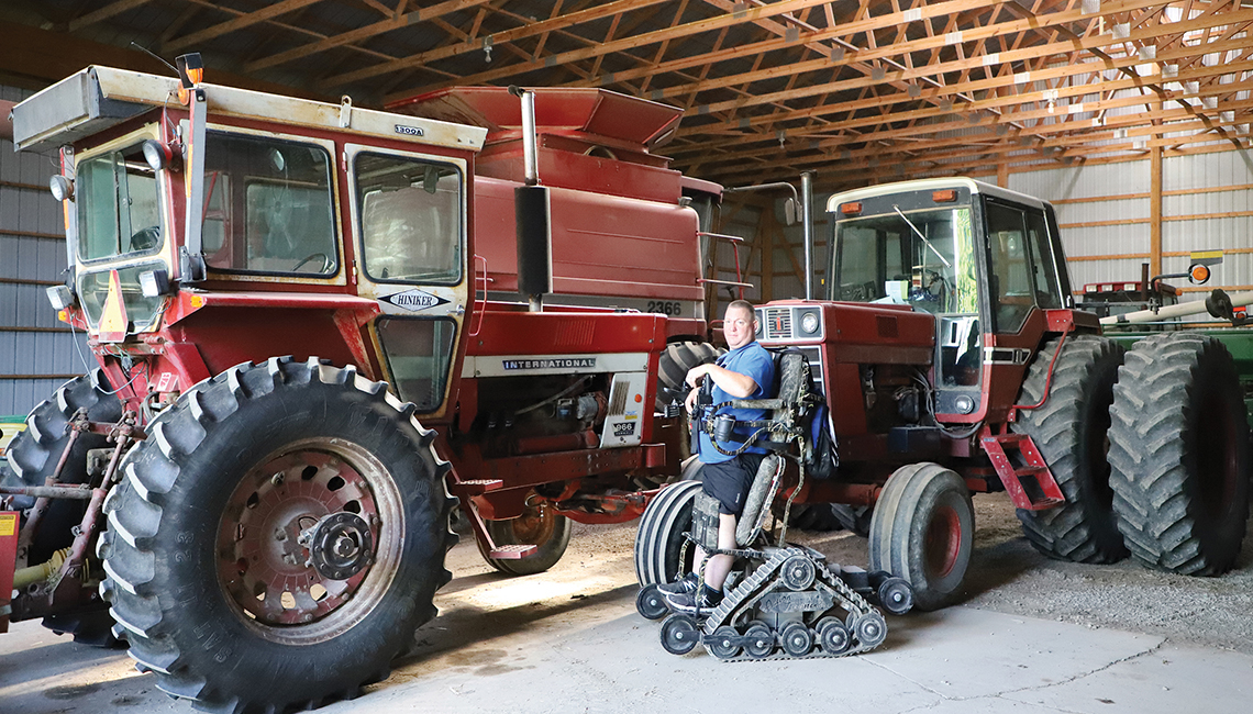 Jeff Austin with Tractor