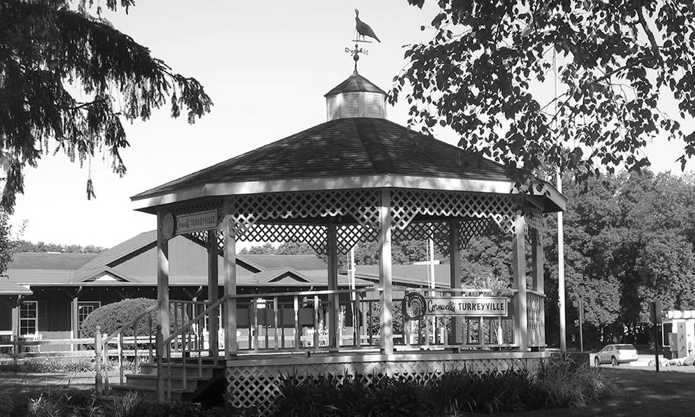 Cornwell's Turkeyville gazebo, located near Marshall, Michigan.