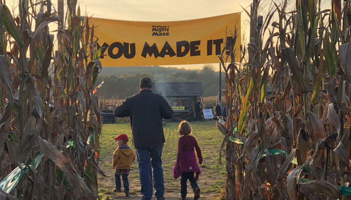 Find a fun fall tradition by getting lost in some a-maize-ing creations. 