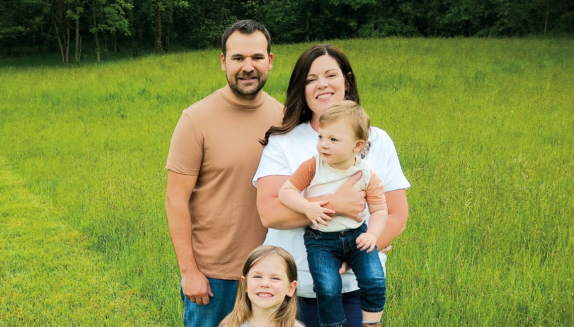 Matthew and Emily Bania, members of Washington Electric Cooperative