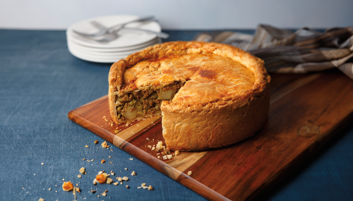 Samosa Meat and Potato Pie