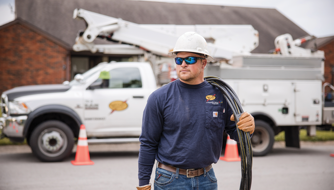 South Central Power lineworker