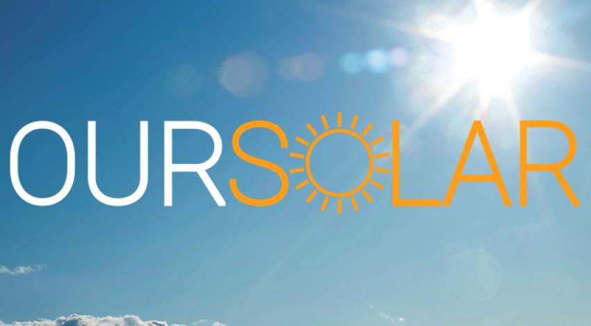 A picture of OurSolar's logo.