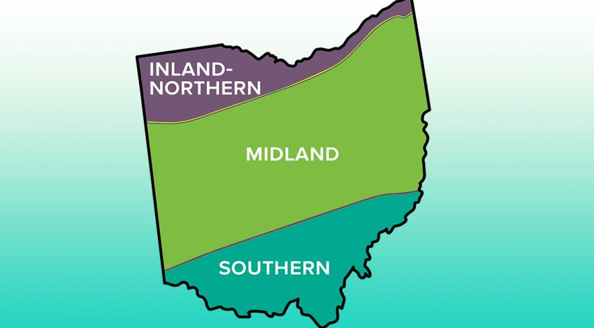 Ohio accent map