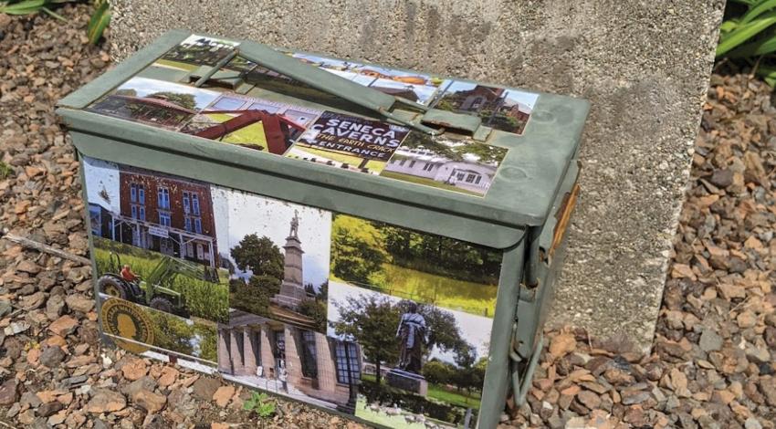 Caches are hidden above ground. They can range from shoebox-sized containers to micro-caches a few inches long, but you’ll know what you’re looking for before you begin.