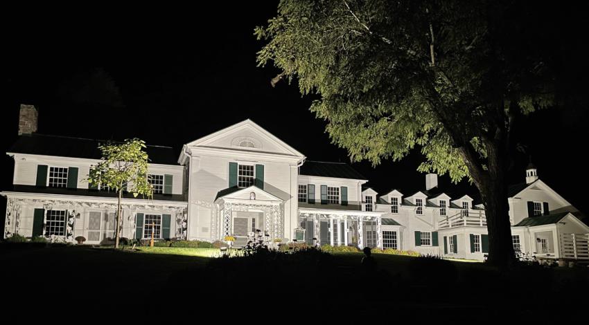 Malabar Farm hosts free, two-hour Haunted Hikes at dusk that take visitors along the lanes by the park’s restaurant, the Big House, the cemetery, and the Ceely Rose House (Photo courtesy of Malabar Farm).