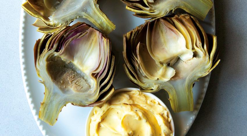 Lemon-Butter Artichokes
