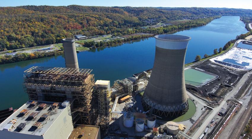 Overhead view of Cardinal Power Plant