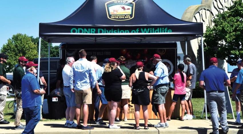 It’s often standing room only when the ODNR’s Wild Ohio Harvest mobile kitchen makes a stop.