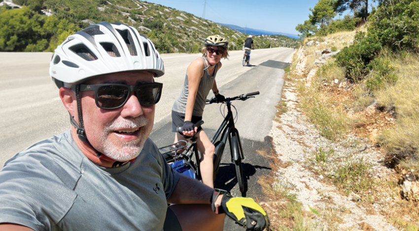 Writer Randy Edwards and his wife, Mary, toured Croatia’s Dalmatian Islands on e-bikes.