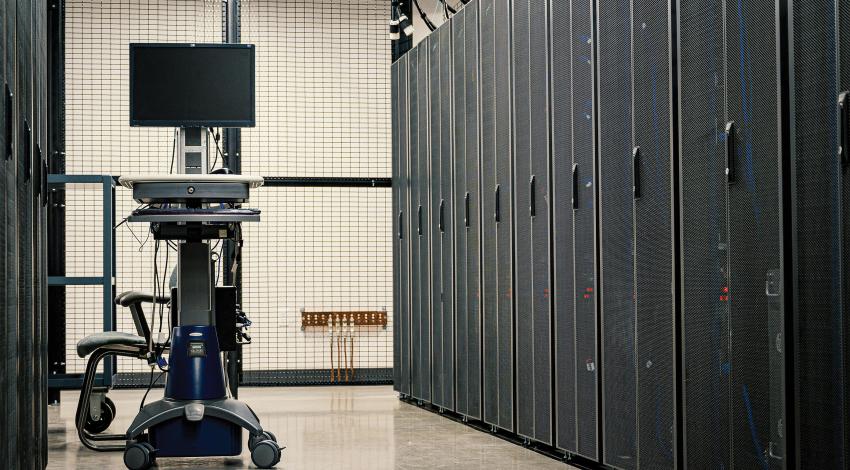 Inside a data center