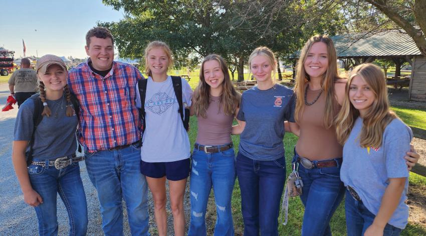 A group of teenagers