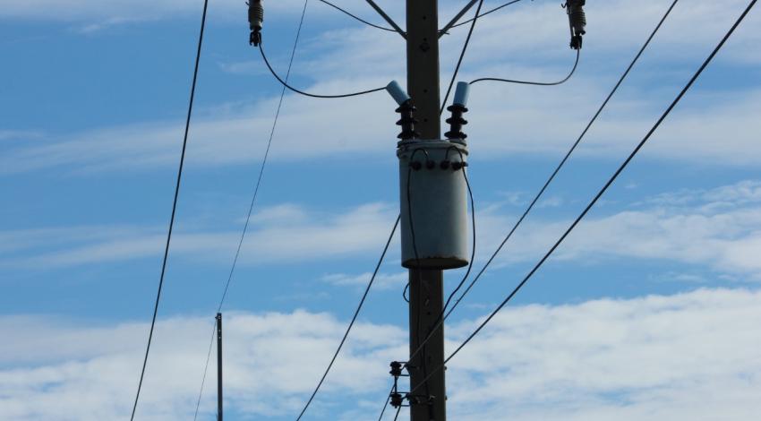 power lines and transformer