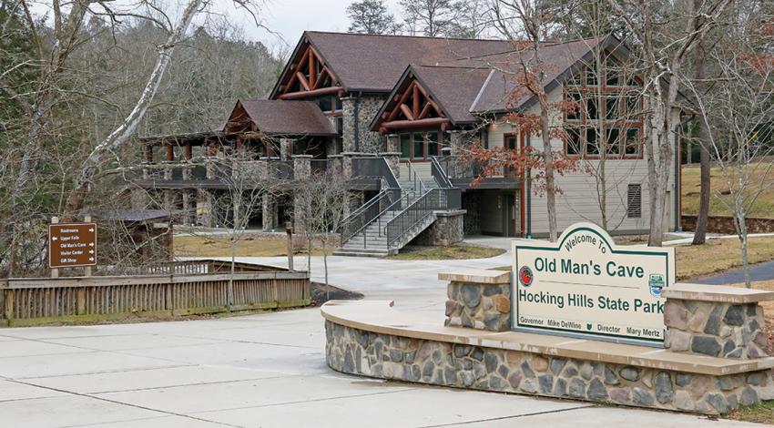 Exterior of visitor center