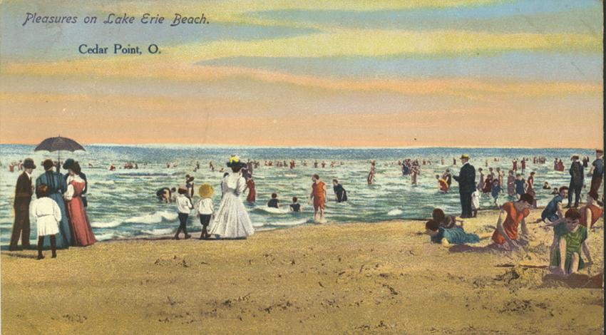 Sketch of Cedar Point beach