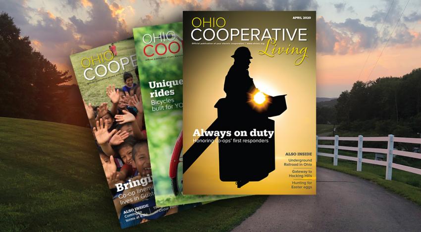 Ohio Cooperative Living magazine covers