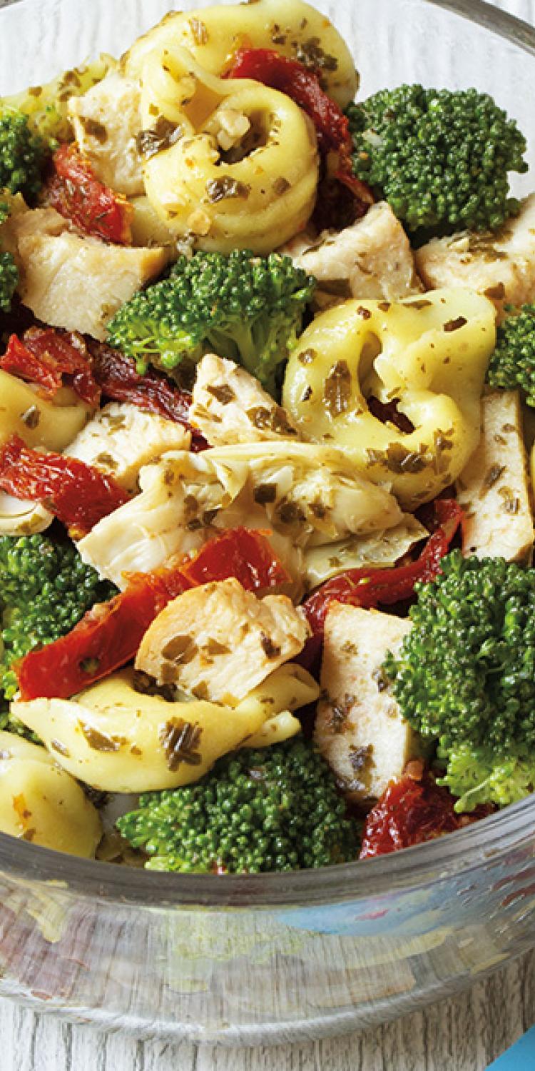 Pesto Chicken Tortellini
