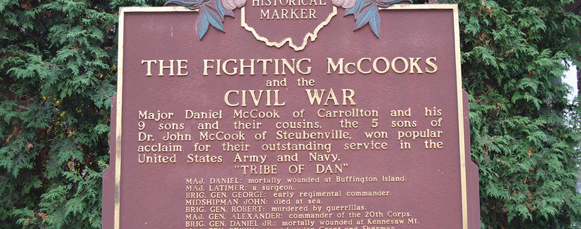 The legendary Civil War-era McCook family called Carroll County home.