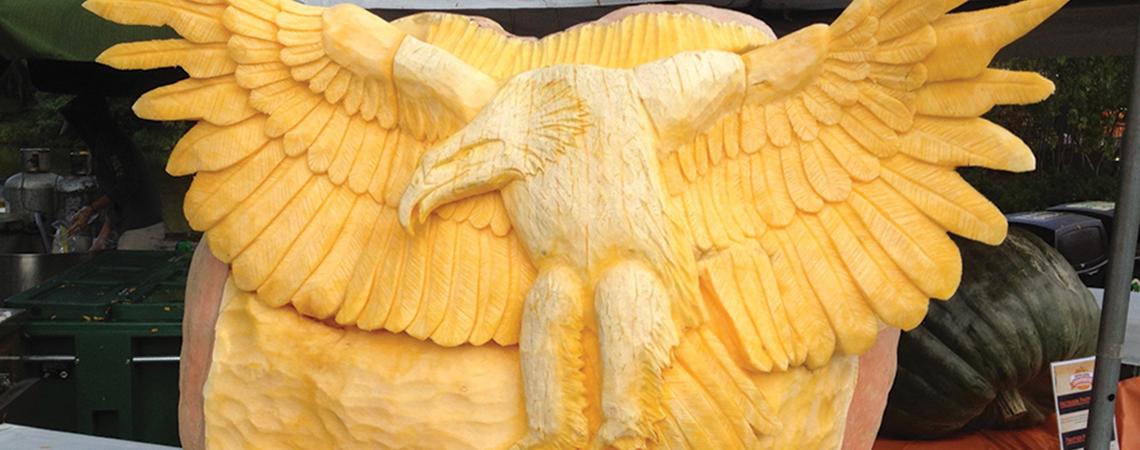 Eagle pumpkin