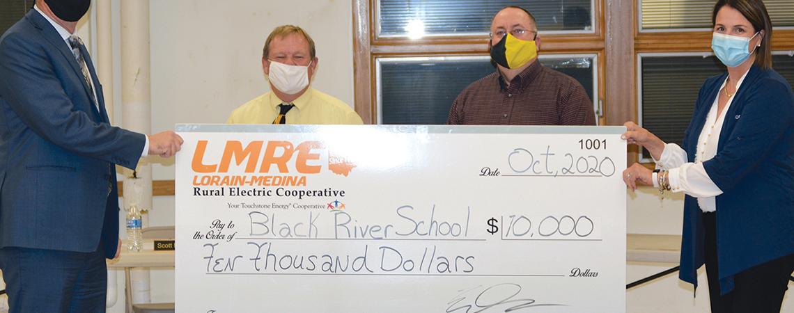 Lorain-Medina school donation