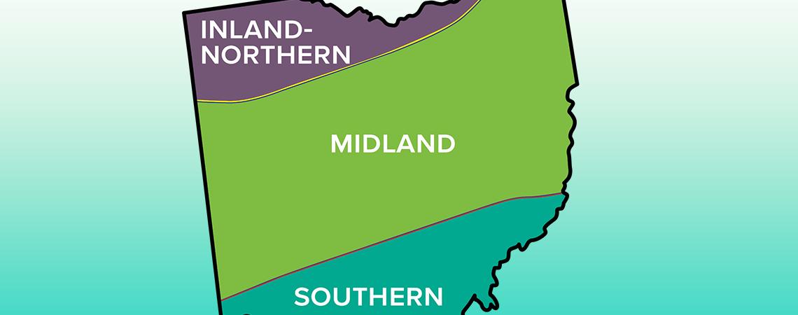 Ohio accent map