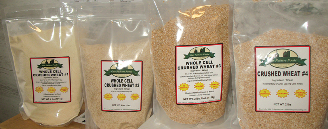 Varieties of crushed wheat