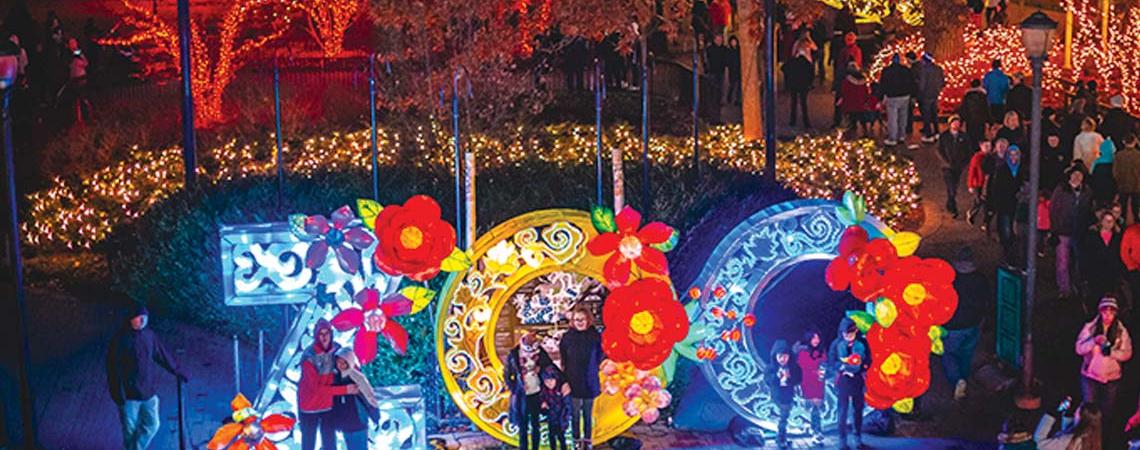 Lights Before Christmas, Toledo Zoo and Aquarium, Toledo (photo courtesy of Toledo Zoo)