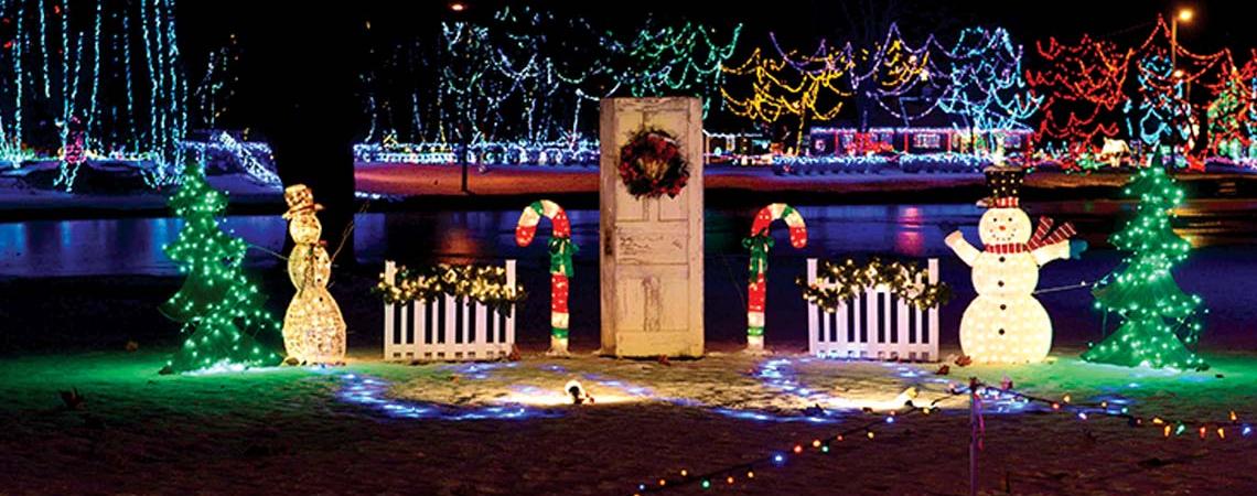 Upper’s Winter Fantasy of Lights, Harrison Smith Park, Upper Sandusky (Photo courtesy of Stan Kear)