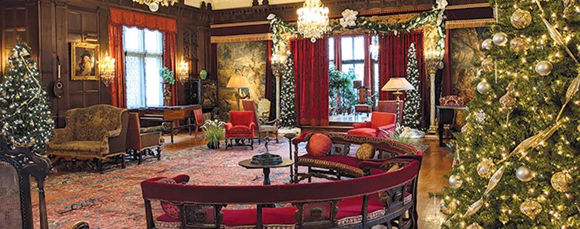 Deck the Hall, Stan Hywet Hall and Gardens, Akron (photo courtesy of Stan Hywet Hall & Gardens)