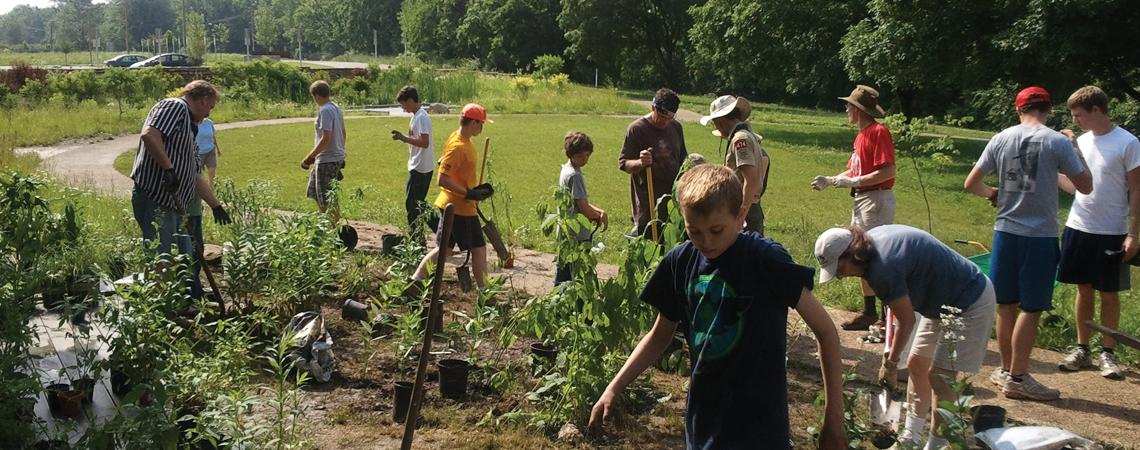 Luke Steffes’ project in Scioto Audubon Metro Park still draws Monarch butterflies 10 years after its completion.