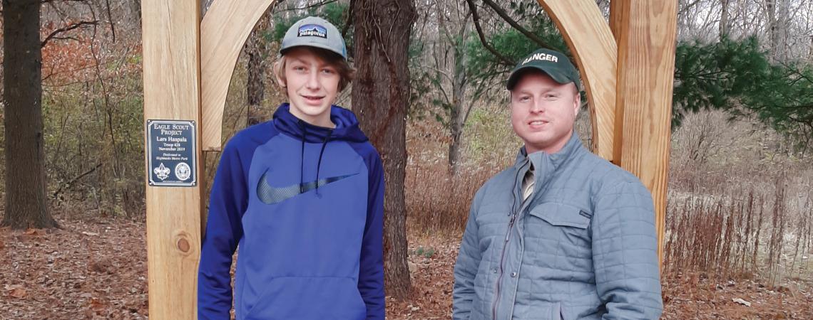 Alan Rosenbeck, assistant manager at Highbanks Metropark oversees numerous Eagle projects each year.