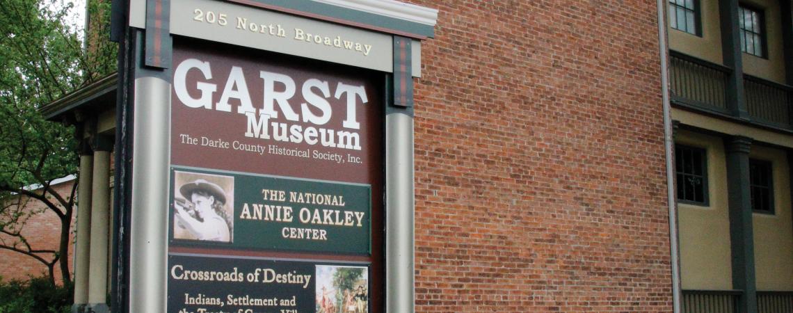 Greenville, the county seat, is home to the Garst Museum, home of the National Annie Oakley Center.
