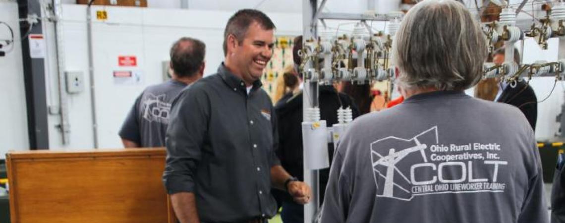COLT director Kyle Hoffman designed the ExploreAg event to appeal to anyone considering a career in line work.