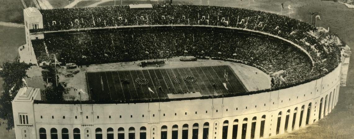 The stadium is affectionately nicknamed “the ’Shoe” for its original horseshoe-shaped outline. 
