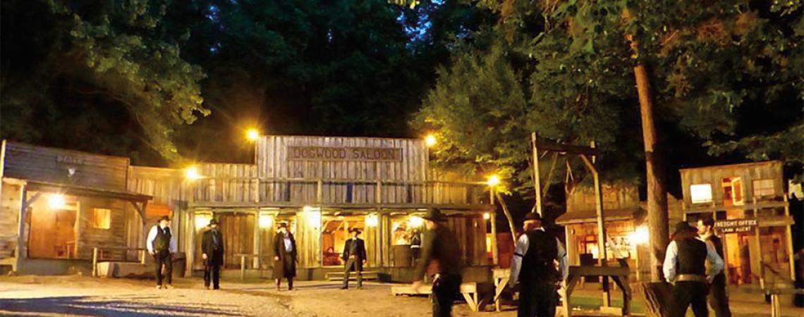 It’s not uncommon for tensions to run high and spill out into a shootout in front of the saloon. 