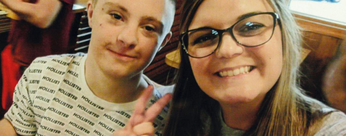 RTC supervisor Kylee Purtee and Eli Thornburgh, one of the students who benefited from the program.
