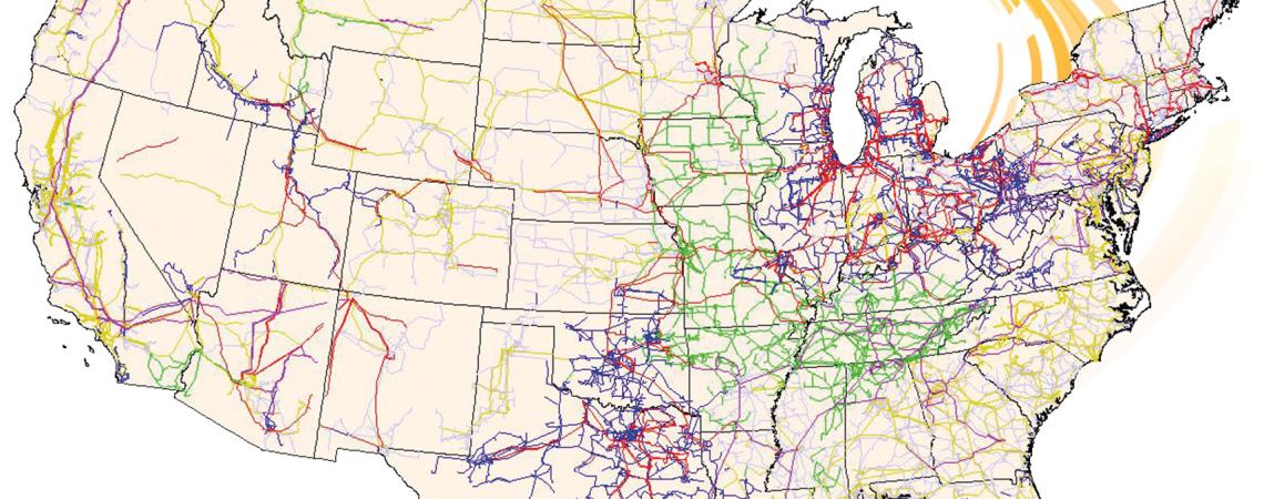 A map of the system of transmission lines in the U.S. resembles a roadmap, because, in a way, that’s exactly what it is.