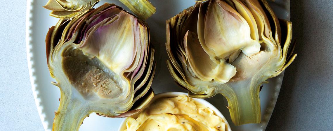 Lemon-Butter Artichokes