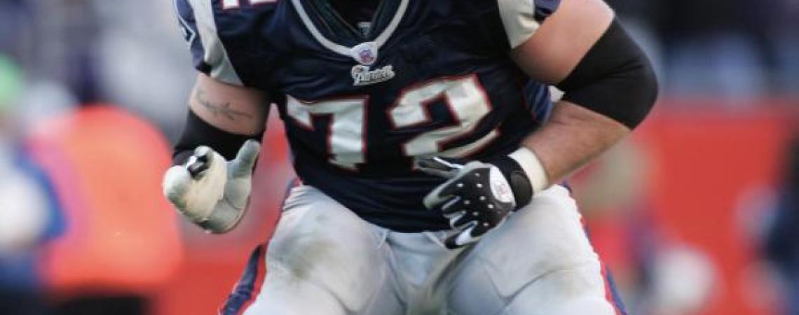 Matt Light played 11 seasons as the New England Patriots' left tackle (Courtesy of the New England Patriots/David Silverman).