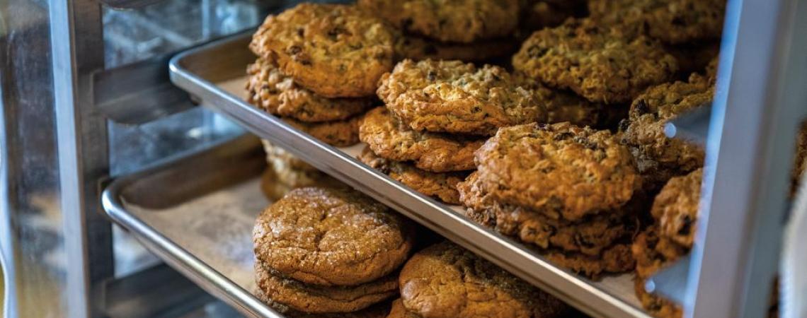 Bakehouse Bread & Cookie Company in Troy offers an array of freshly baked cookies, including oatmeal raisin and ginger molasses. 