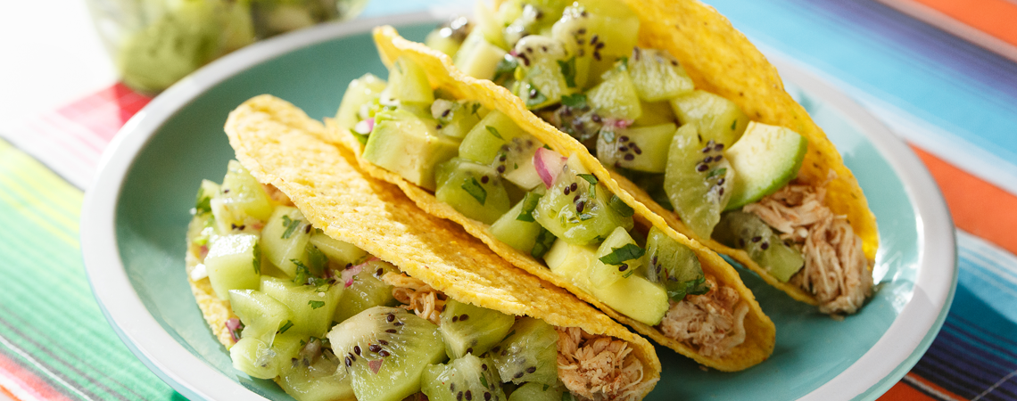 Kiwi Salsa Tacos