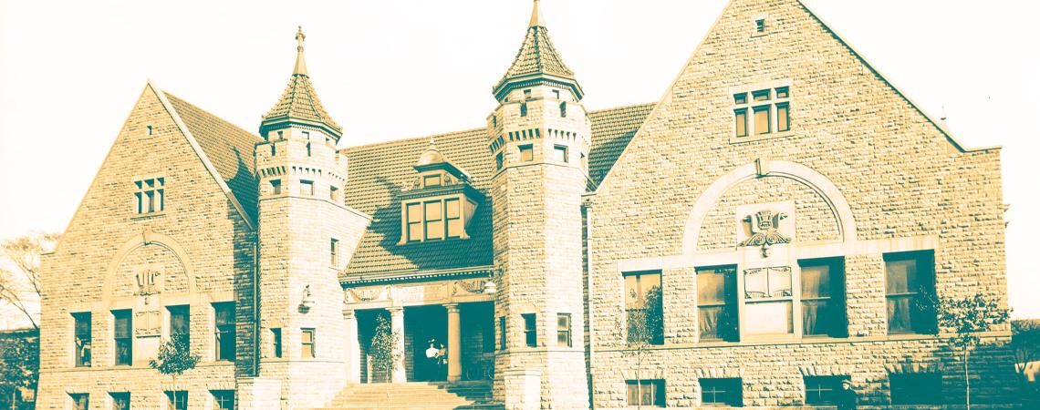 The first Carnegie library in Sandusky, Ohio