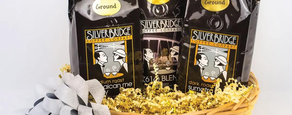Silver Bridge Coffee gift basket Silver Bridge Coffee gift basket