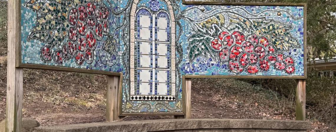 A mosaic created by the Artifactory at Delaware Mosaics