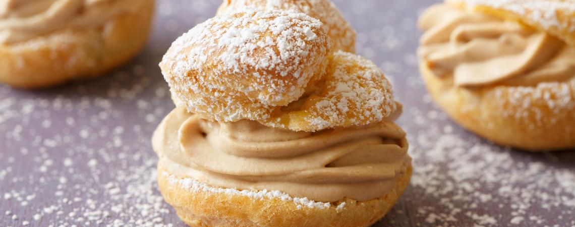 Earl Grey Custard Cream Puffs