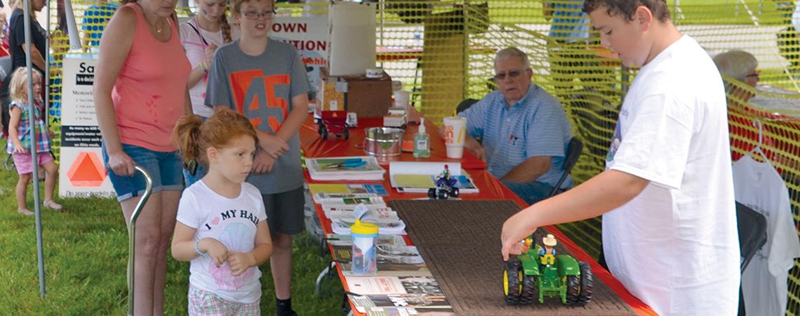 Farm safety demonstration