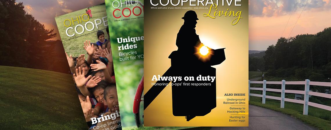 Ohio Cooperative Living magazine covers